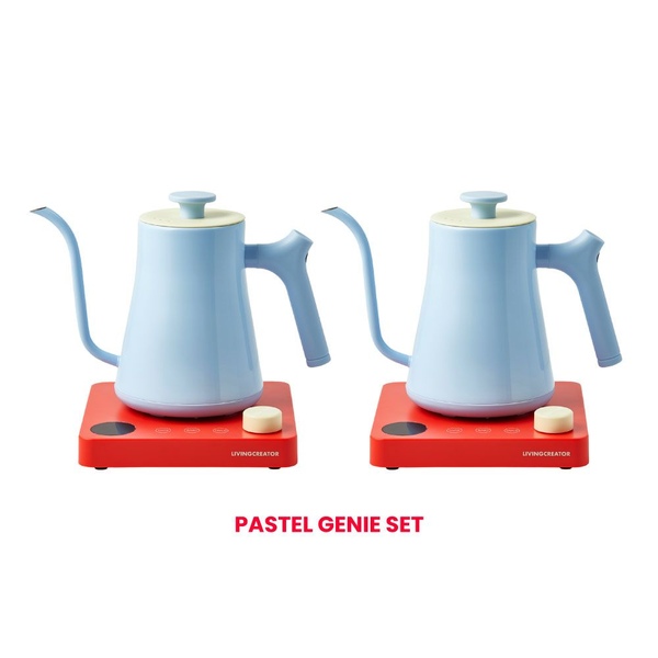 1도 조절 전기포트 지니 PASTEL&PASTEL 세트