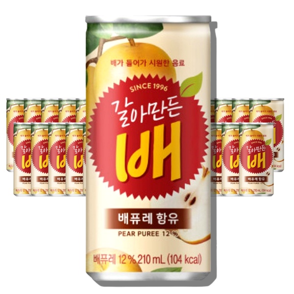 갈아만든배 210ml*30캔 국산배 음료수