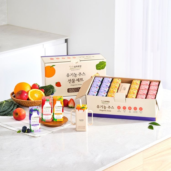 상하목장 유기농주스 혼합세트 (사딸케,사오케,사블케 125ml 3종 각 8팩)(총 24팩)