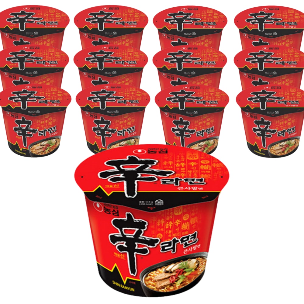 농심 신라면 큰사발 114g*12개 컵라면
