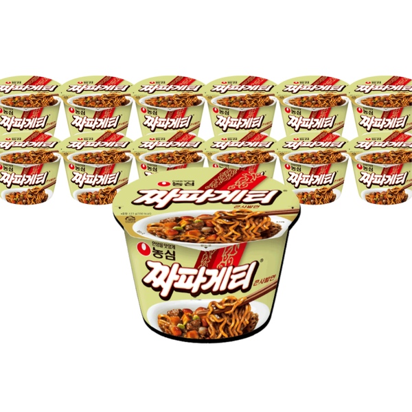 짜파게티 큰사발 123g*12개 컵라면