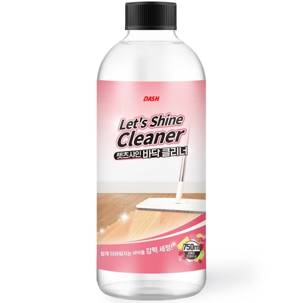 렛츠샤인 바닥 클리너 750ml 오염 찌든때 광택 청소 세정제