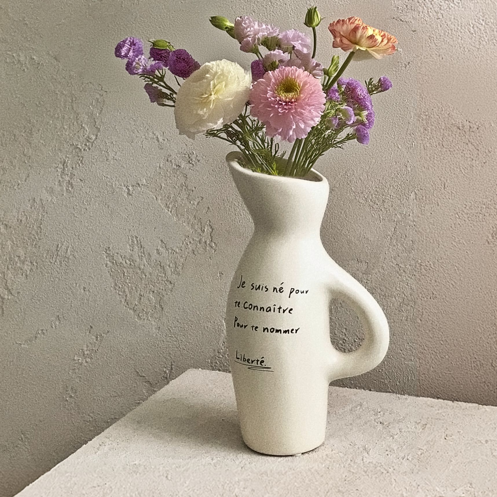 Yuwol shop, Your Atelier セラミック フレンチ レタリング ジャグ
