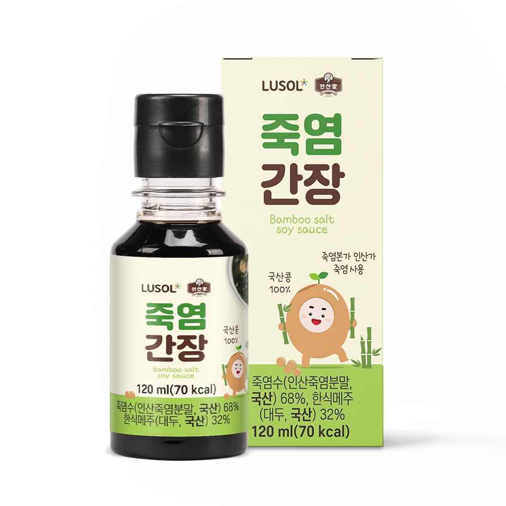 오늘의집 루솔 맘편한 우리아이 죽염간장 120ml