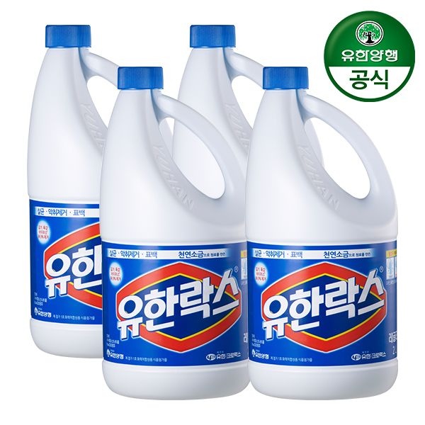 유한락스 레귤러 2L 4개