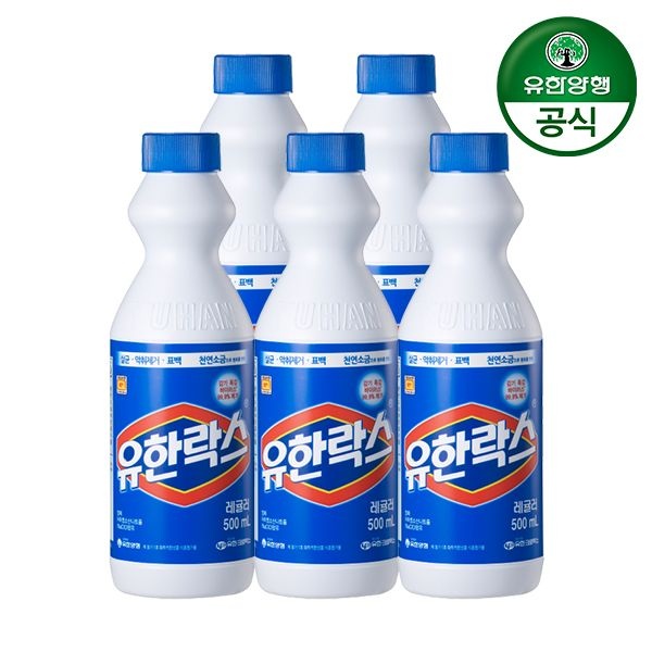 유한락스 레귤러 500ml 5개