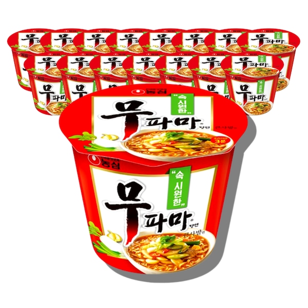 무파마 큰사발 112gX16개 컵라면 한박스