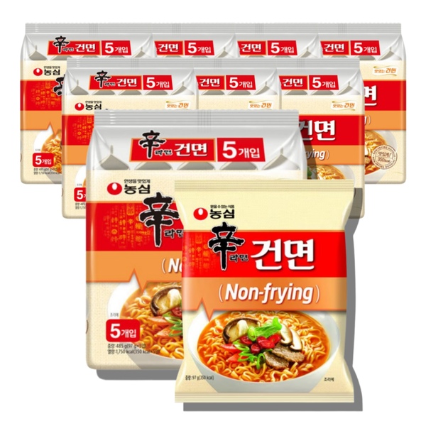 신라면 건면 봉지라면 97gX40개 라면한박스