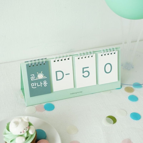 신생아 디데이달력 2025 용띠에디션 4칸