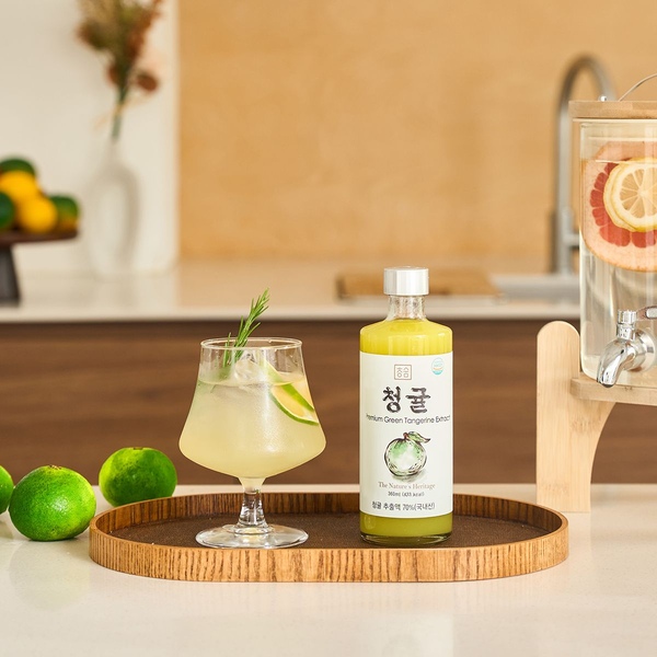 통째로 갈아만든 청귤 360ml