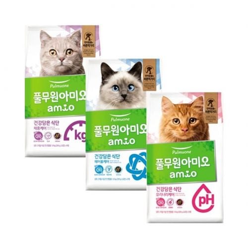 아미오 캣 건강담은 식단 1kg(200gx5개) 고양이 사료 가격 비교 풀무원 아미오 캣 건강담은 식단 1kg(200gx5개) 고양이 사료