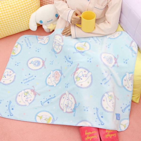 산리오캐릭터즈 시나모롤 무릎담요 슈가프릴