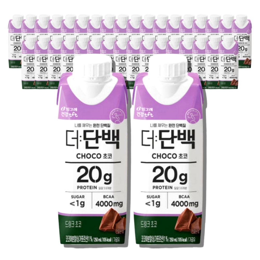 빙그레 더단백 초코맛 프로틴 250ml*36개 단백질음료