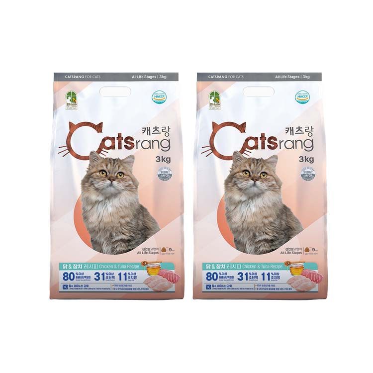 캐츠랑 전연령 3kg x 2포 6kg 고양이사료 가격 추이 캐츠랑 캐츠랑 전연령 3kg x 2포 6kg 고양이사료 - 최저가 31,030원