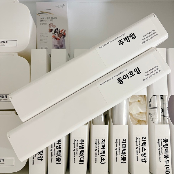 1+1 랩케이스 랩커터기 종이호일 커터 디스펜서