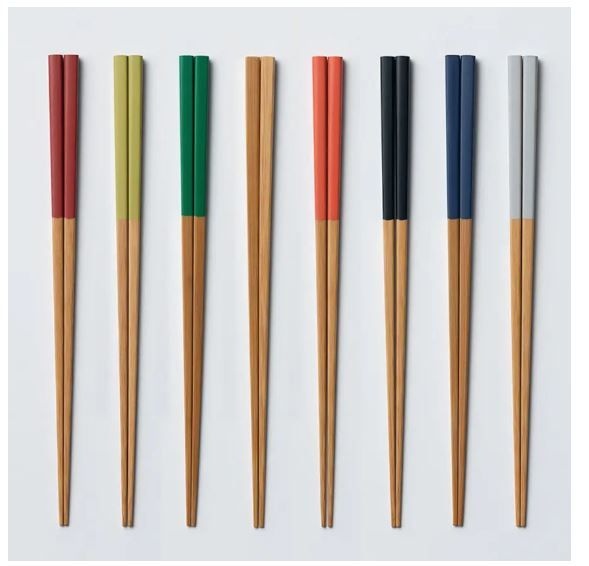 스스케 스퀘어 일본 대나무 23cm 젓가락 9color