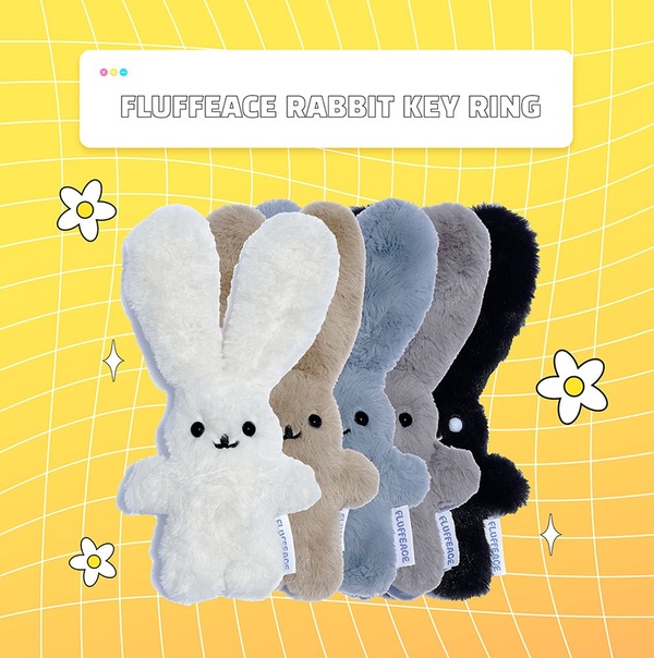 토끼 인형 키링 백꾸 가꾸 키링 5color