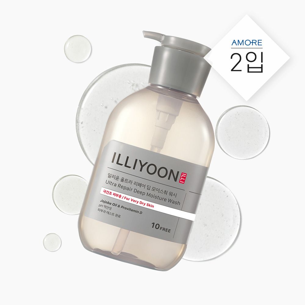 오늘의집 일리윤 울트라 리페어 모이스춰 바디워시 500ml 2개