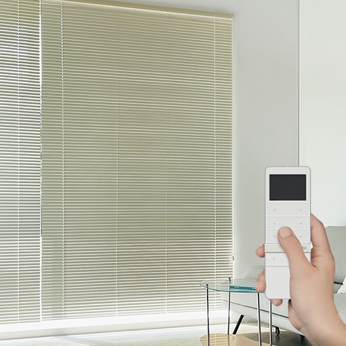 스마트 IoT 플레인 25mm 알루미늄 전동 블라인드 C타입