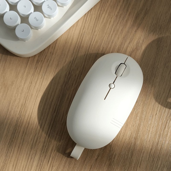디자인 테일 저소음 USB 무선 마우스 AWM-01