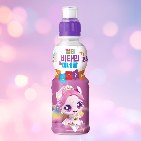 캐치! 티니핑 멀티비타민&미네랄 포도맛 200mL*24개