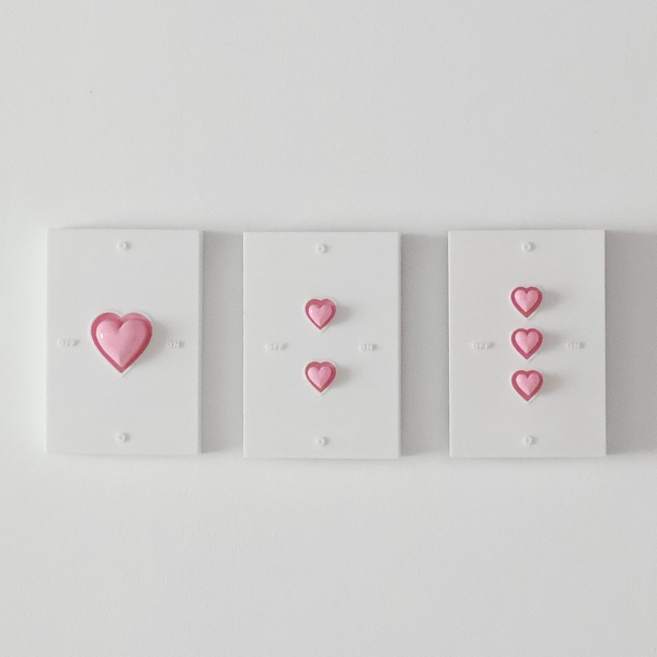 HEART SWITCH COVER (PINK)ㅣ스위치 커버