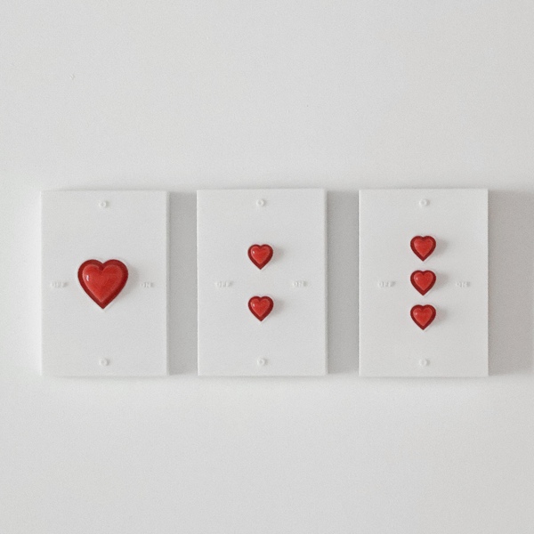 HEART SWITCH COVER (RED)ㅣ스위치 커버