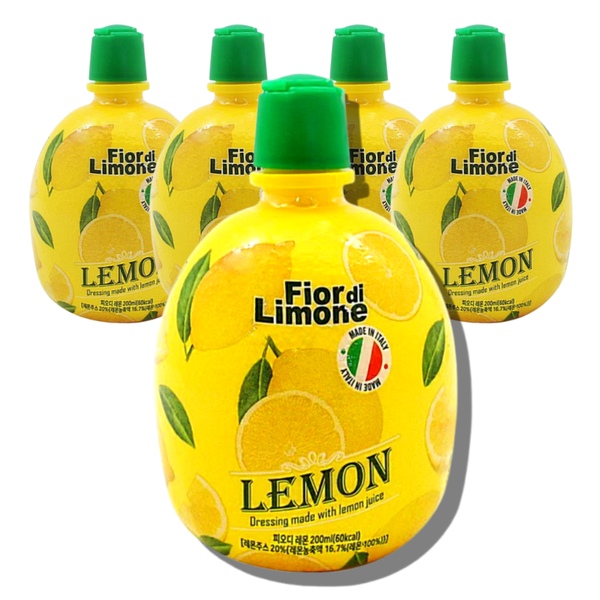피오디 레몬즙 200ml*5개 레몬에이드 레몬원액