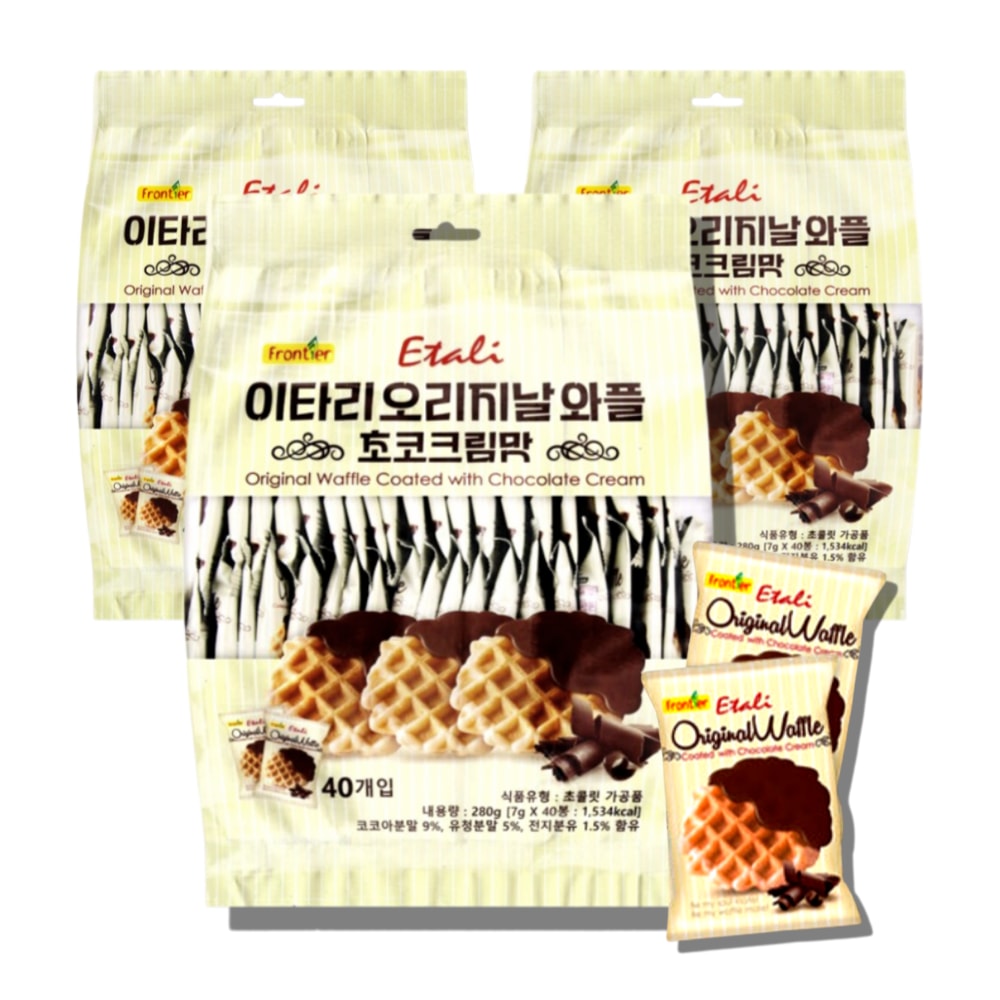 마켓앤코 이타리 오리지날 와플 초코크림 280g(40P)*3개