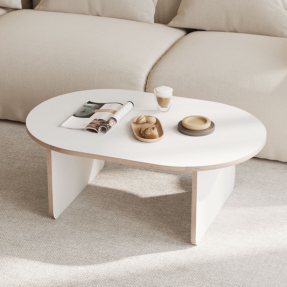 韓国　楕円テーブル　Ohouse HALF MOON 半楕円形 テーブル 80cm［2色］| Ohouse(オーハウス