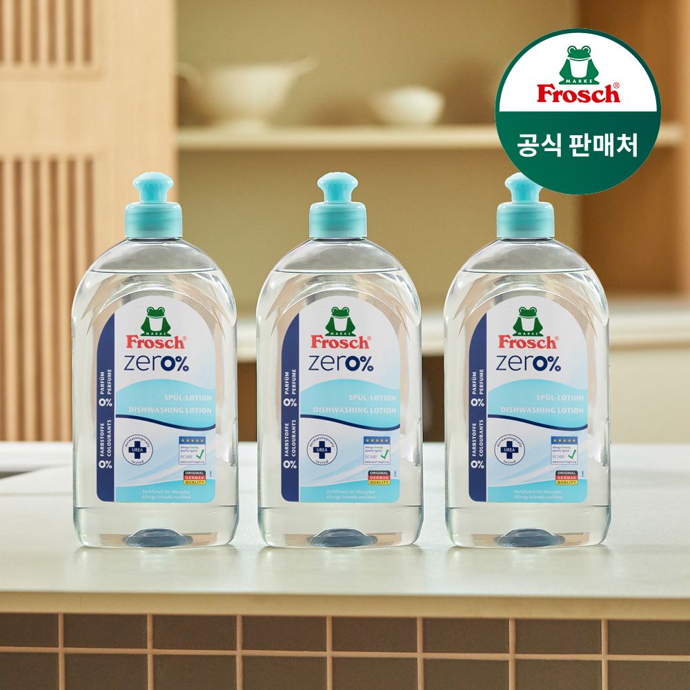 독일 제로 주방세제 500ml 3개 무향/무색소 가격 추이 프로쉬 독일 제로 주방세제 500ml 3개 무향/무색소 - 최저가 22,896원