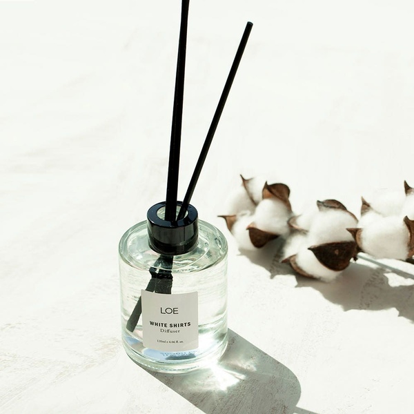 [카카오페이 8%] 디퓨저 120ml+리드스틱 - 꽃집향 하쉬그린, 화이트셔츠, 런드리센트