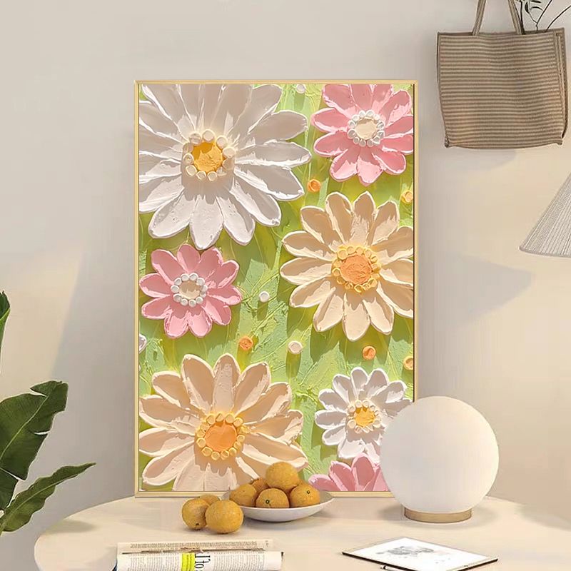 오늘의집 5종 꽃그림 백드롭 페인팅 키트 재료 DIY 유화 아크릴 거실액자 풍경화 명화 그림