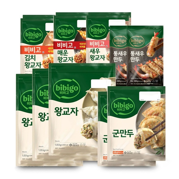 비비고 왕교자 1.05kg*3개+군만두 315g*2개 외 비비고 골라담기