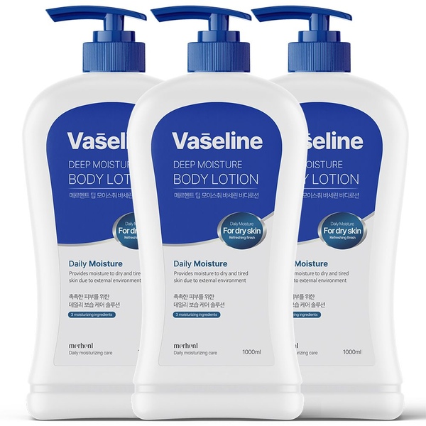 1+1+1 바세린 바디로션 1000ml 대용량 바디크림 향좋은 고보습 향오래가는