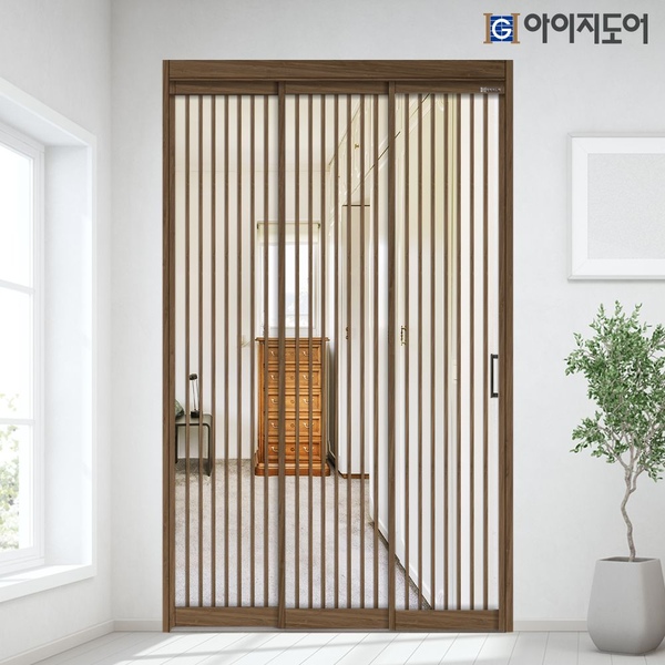 현관 중문 슬라이딩 아파트 초슬림 3연동 2.8 UV아트간살A 오픈형