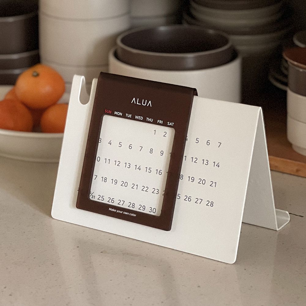 ALUA(알루아) 달력 탁상달력 캘린더 만년달력 패드 테블릿 거치대 집들이선물 답례품