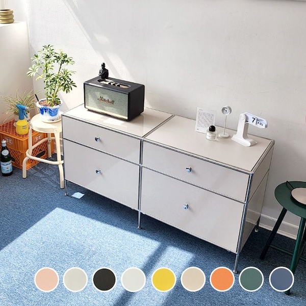 비아2 모듈가구 시스템 UV HN 1200 거실장 9colors