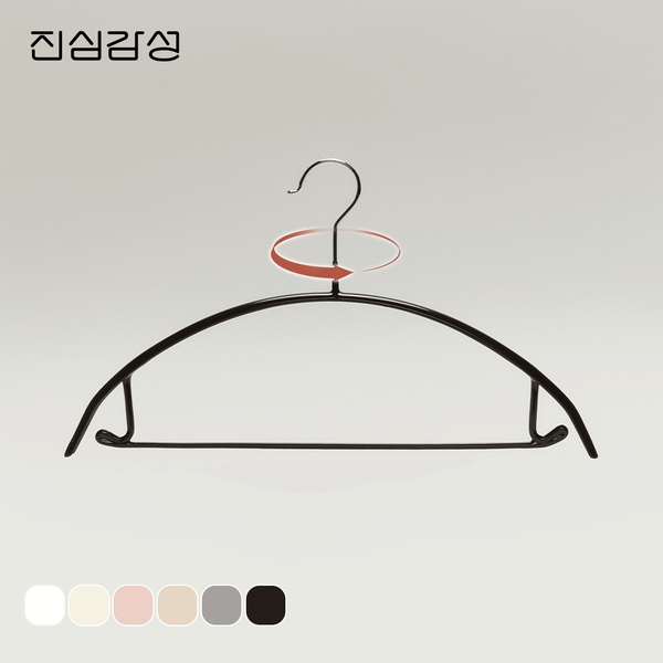 고리회전형 논슬립 어깨뿔방지 옷걸이 10개 6colors