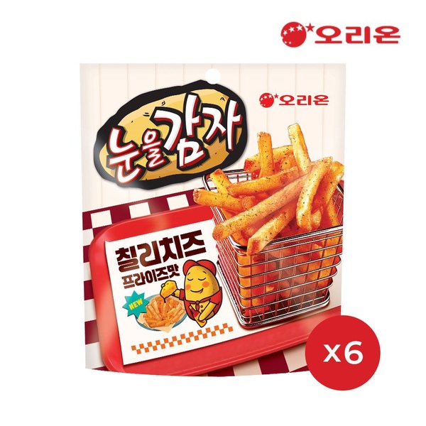 눈을감자 칠리치즈 프라이즈(56g) x 6개