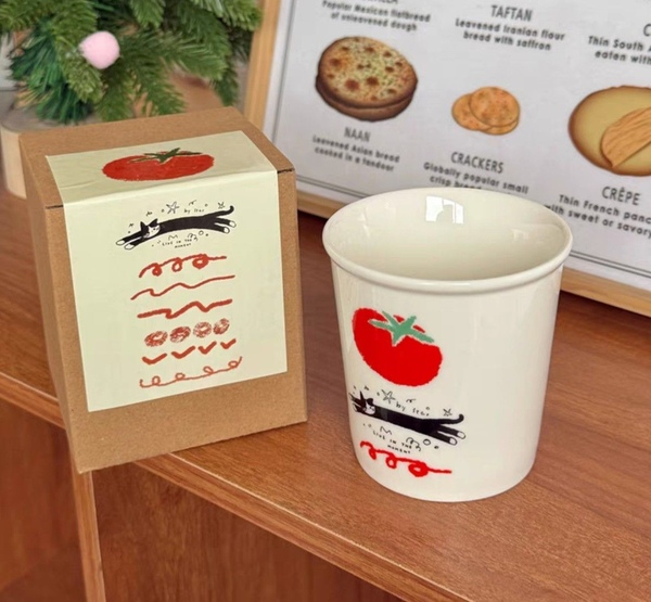 애옹이 3종 머그컵 귀여운 고양이 머그잔 260ml