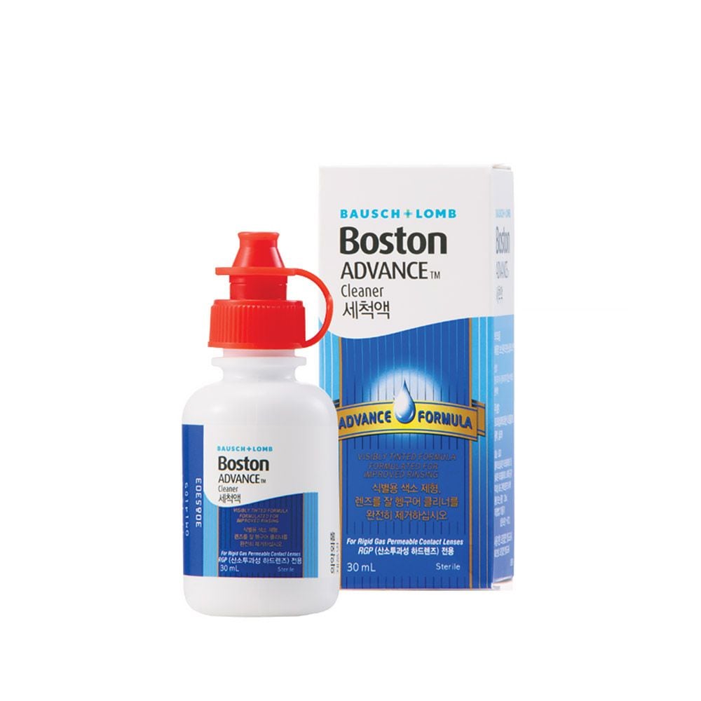 오늘의집 보스톤 어드밴스 클리너액 30ml 1개 (하드렌즈 드림렌즈 렌즈세척액 렌즈세정액)