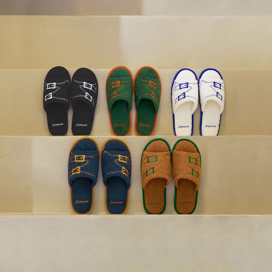 세이투셰 버클 룸슈즈 5colors 2sizes 층간소음 논슬립 실내화 슬리퍼