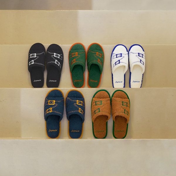 버클 룸슈즈 5colors 2sizes 층간소음 논슬립 실내화 슬리퍼