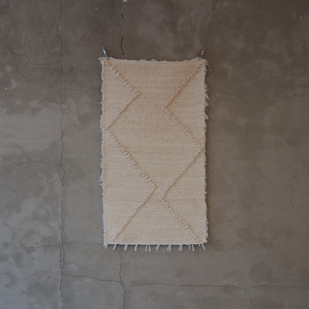에피카 아카이브 Natural Cotton Rug (Zigzag) / 핸드메이드 포르투갈 코튼 러그