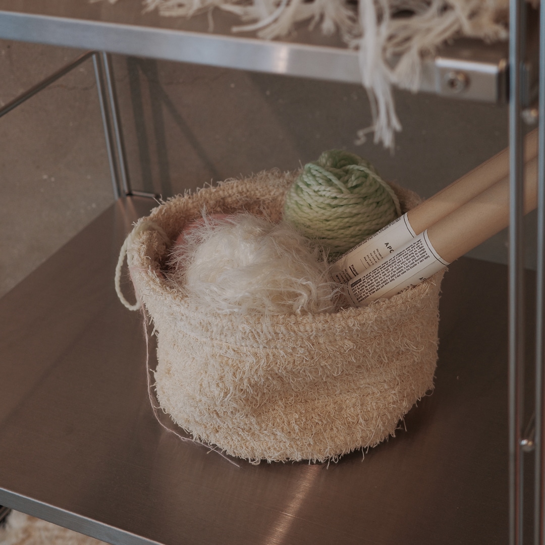 에피카 아카이브 Natural Cotton Basket / 핸드메이드 포르투갈 내추럴 코튼 바스켓
