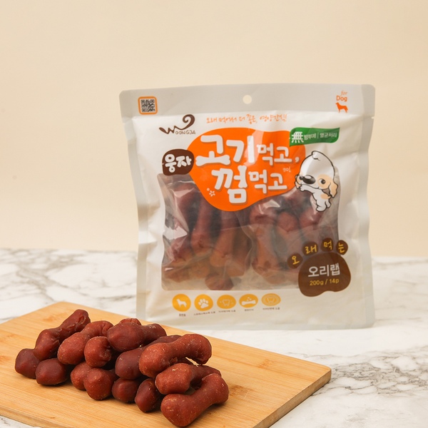 고기먹고껌먹고 오리랩 200g