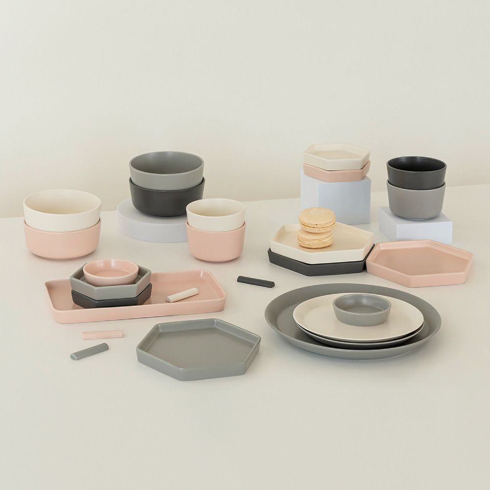 SSUEIM Mariebel 4人用 食器 26点セット マルチカラー 陶磁器