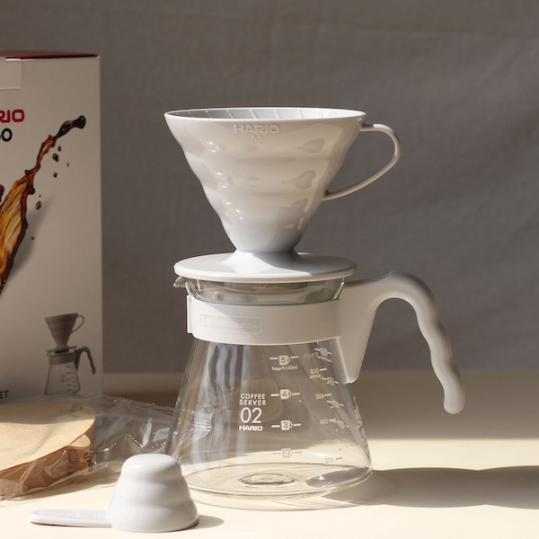 V60 커피드리퍼 핸드드립세트 페일그레이 VCSD-02-PGR