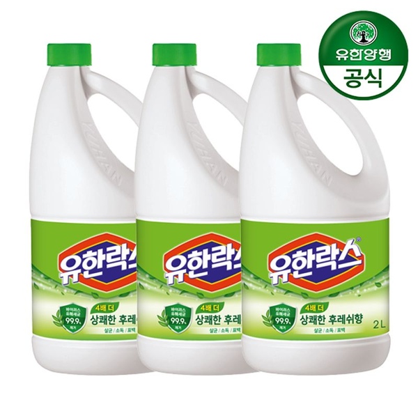 유한락스 후레쉬 2L 3개